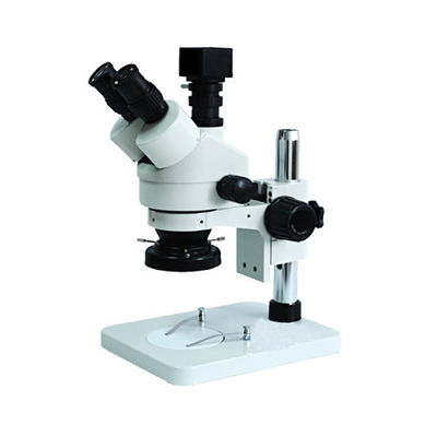 microscope stéréo de 7-45X Trinocular avec l'appareil photo numérique pour le projecteur et le Computor