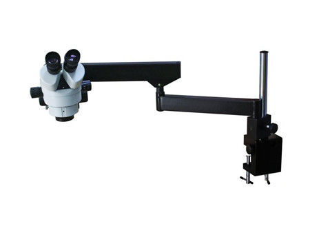 Source lumineuse stéréo du microscope 3.7X LED de support de bourdonnement en acier de Trinocular
