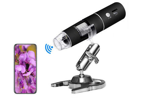 Monoculaire optique du microscope 1080P HD 2MP 1000X de LED USB Wifi Digital