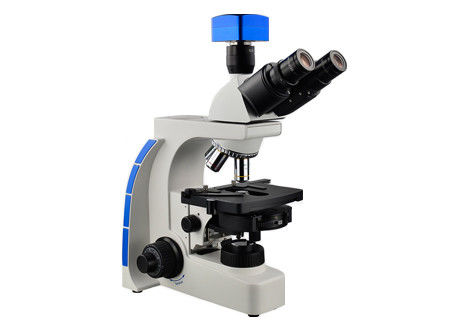 Gisement lumineux du microscope 1000X de contraste de phase de Trinocular d'halogène et microscopie de champ foncé