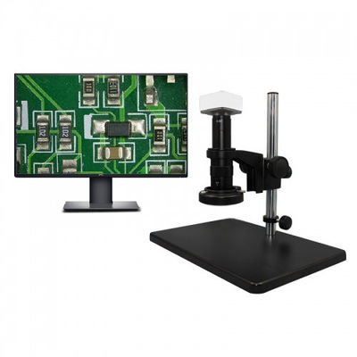 5MP USB 7 logiciel visuel de la mesure de microscope d'Usb d'affichage à cristaux liquides Digital de pouce 4.5X