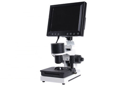 Caméra vidéo capillaire CT de microscope biologique de laboratoire d'affichage à cristaux liquides de circulation 8 pouces d'écran