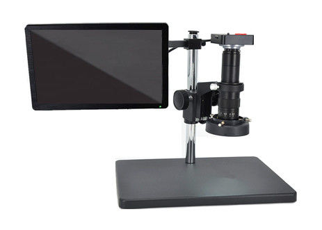 Microscope optique de Digital de caméra mesurant la carte PCB soudant la lentille du C-bâti 10X-180X