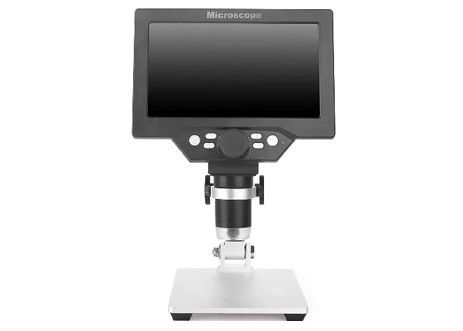 Affichage à cristaux liquides lumières optiques sans fil du microscope 12MP 1200X 8 LED de Digital de 7 pouces