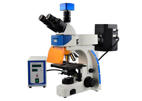 Microscope de fluorescence du microscope 40X 100X Epi de laboratoire de biologie de Trinocular