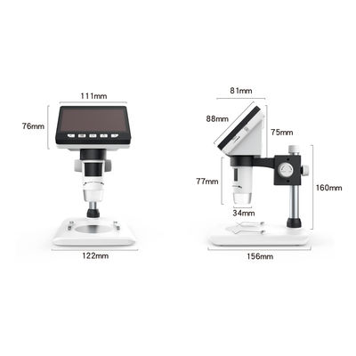 Personnalisation 1080P 4,3&quot; d'usine microscope de Digital d'écran d'affichage à cristaux liquides pour l'industrie de carte