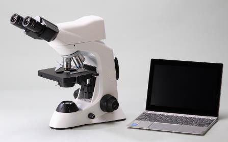 4 microscope biologique de laboratoire de la position 40X avec l'étape mécanique