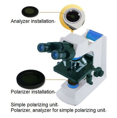 ODM de polarisation de microscope biologique de laboratoire de champ foncé avec l'oculaire de 20mm