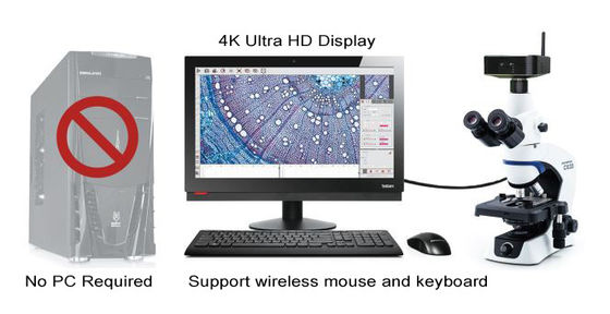 Appareil photo numérique de 30FPS 4K ultra HD construit dans l'interface de 5G Wifi HDMI2.0 USB3.0