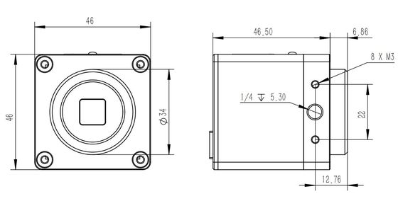 véritable interface multi de l'appareil photo numérique HDMI USB2.0 de la couleur 1080P