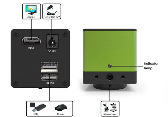 véritable interface multi de l'appareil photo numérique HDMI USB2.0 de la couleur 1080P