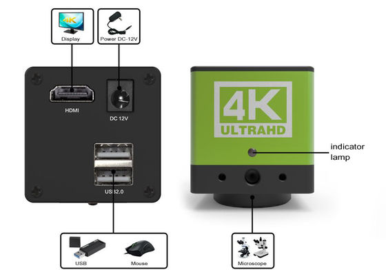 accessoires HDR de microscope d'appareil photo numérique de 4K HD au loin dynamique