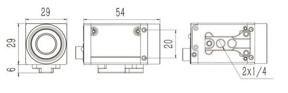 Accessoires de microscope de l'appareil photo numérique USB3.0 avec la résolution maximum 4608 x 3288