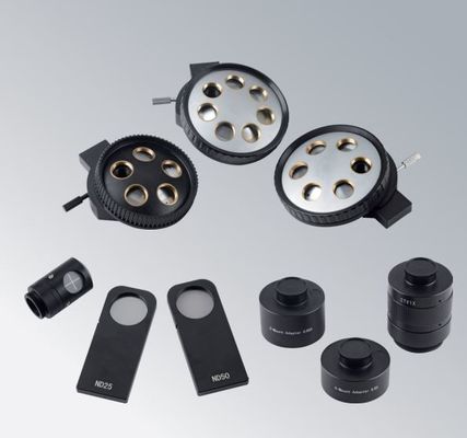 Microscope biologique Para Celular 180 x 155mm de laboratoire médical de Trinocular blanc